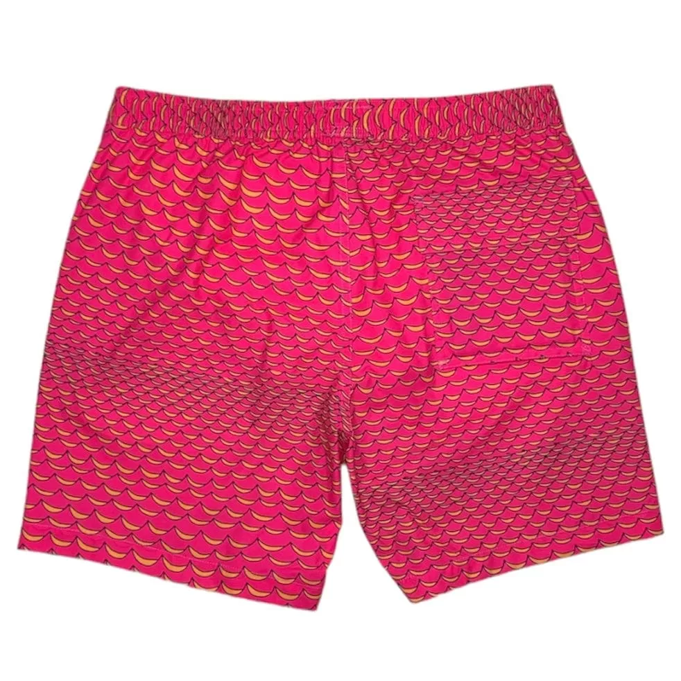 Psycho Bunny Haines Swim Trunks (Neon Magenta) B6W185N1NS