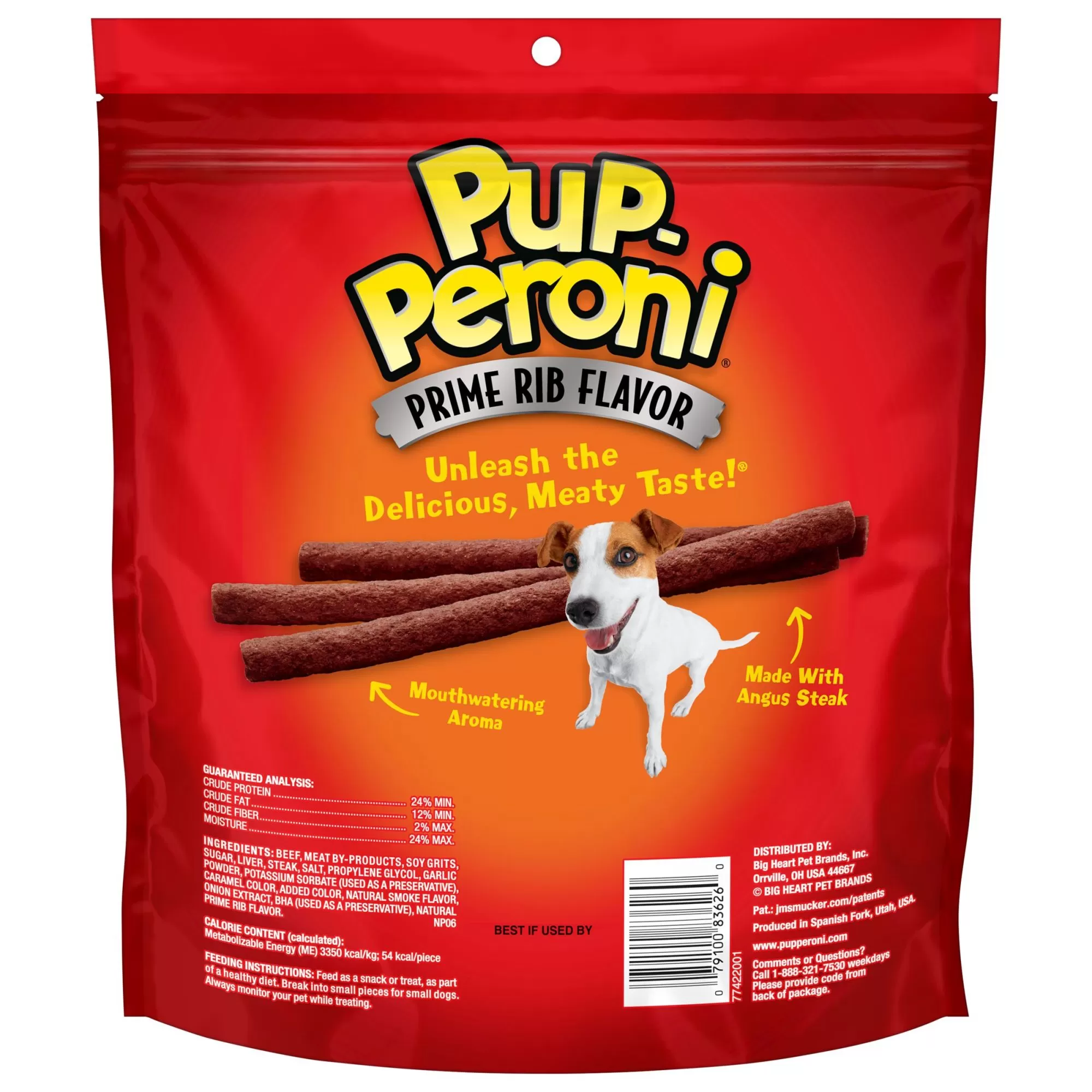 Pup-Peroni Prime Rib Flavor Dog Treats, 22.5oz Bag