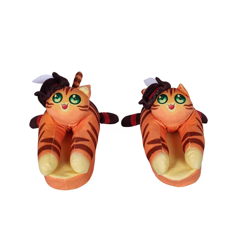 Puss In Boots Cosplay Cotton Slippers Halloween Costumes Accessory