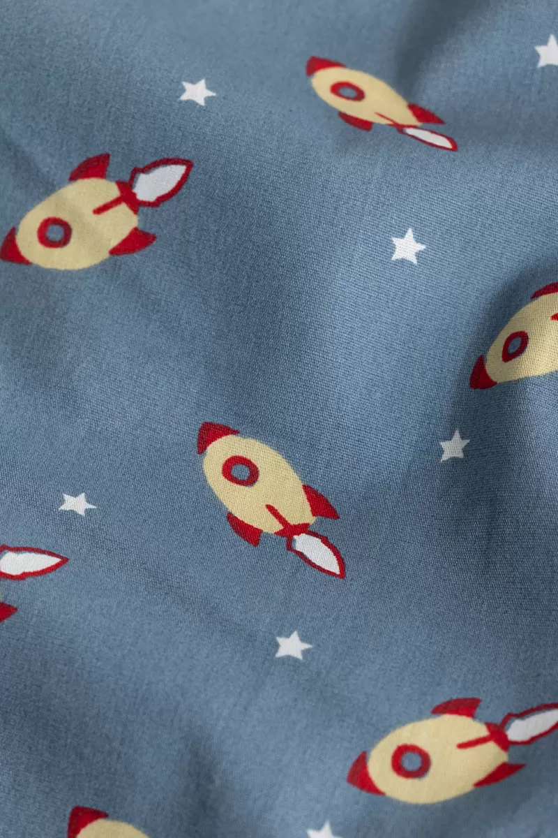 Rocket Print Grey Boxer