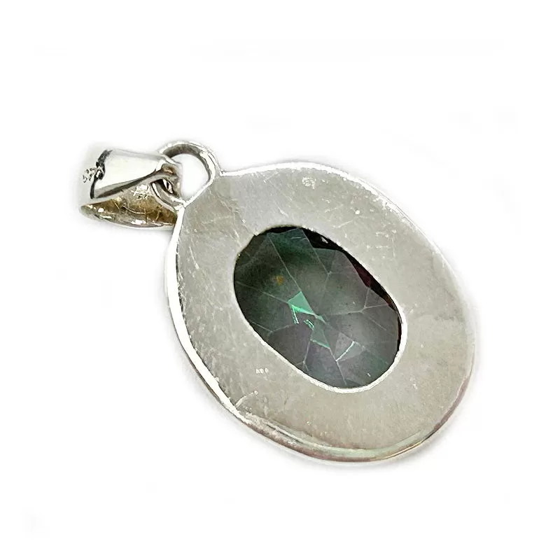 Ryal Mystic Topaz Oval Pendant