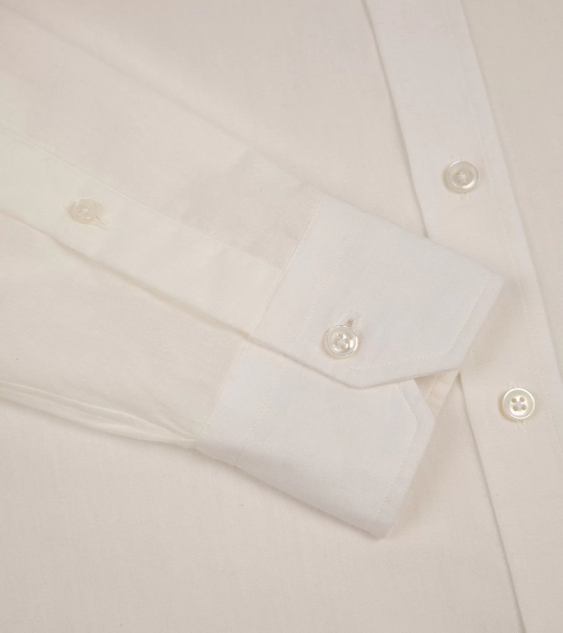 Salvatore Piccolo Cotton Linen Shirt: White