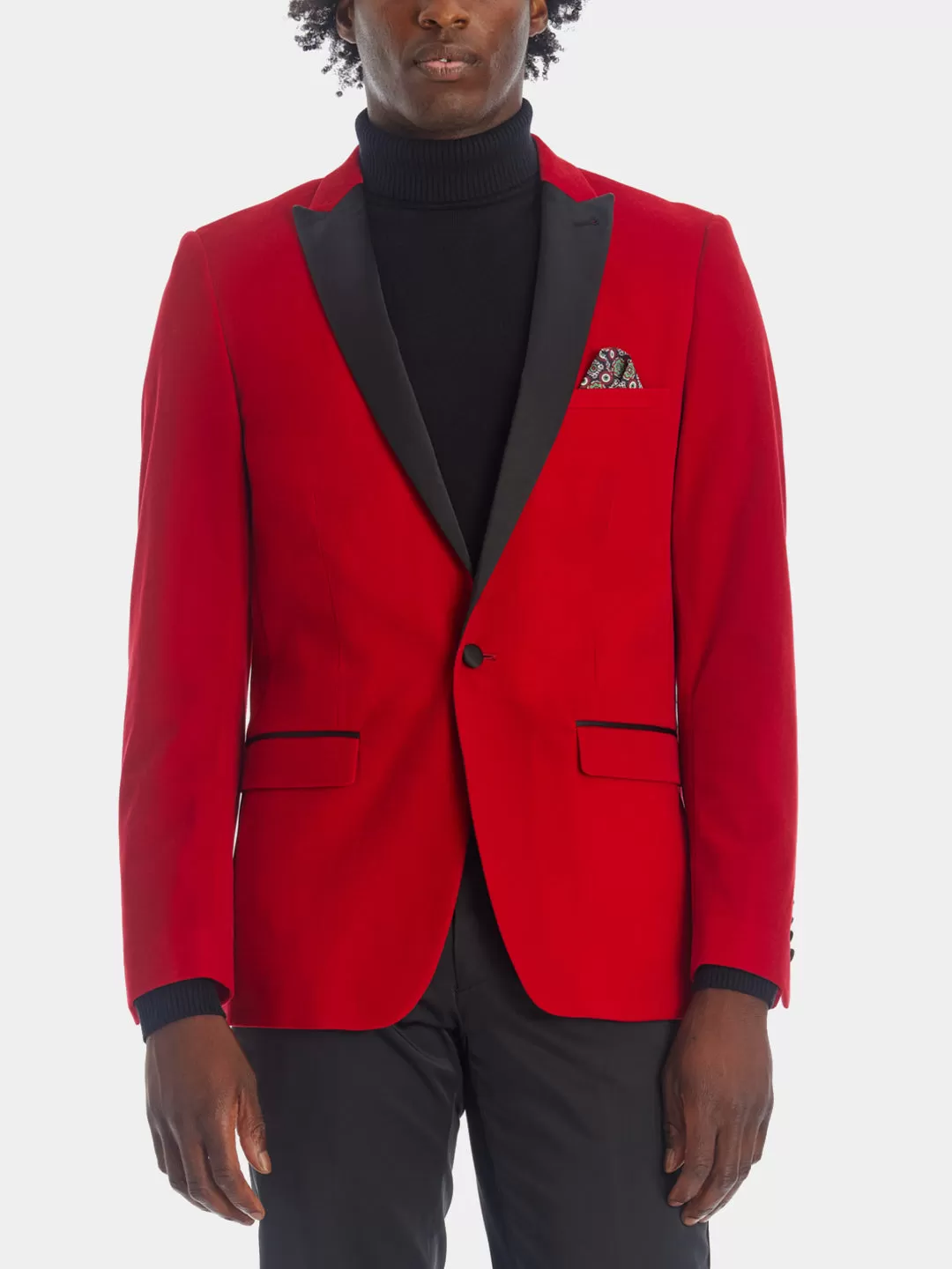 Satin Osborne Notch Velvet Tuxedo Jacket