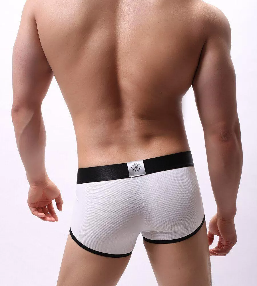 Sexy Breathable Boxer Short Underwears For Men