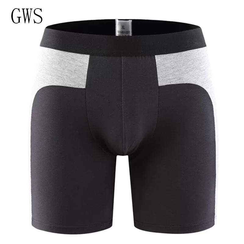 Sexy Men Underwear Cotton Wear-resistant leg Boxers Shorts