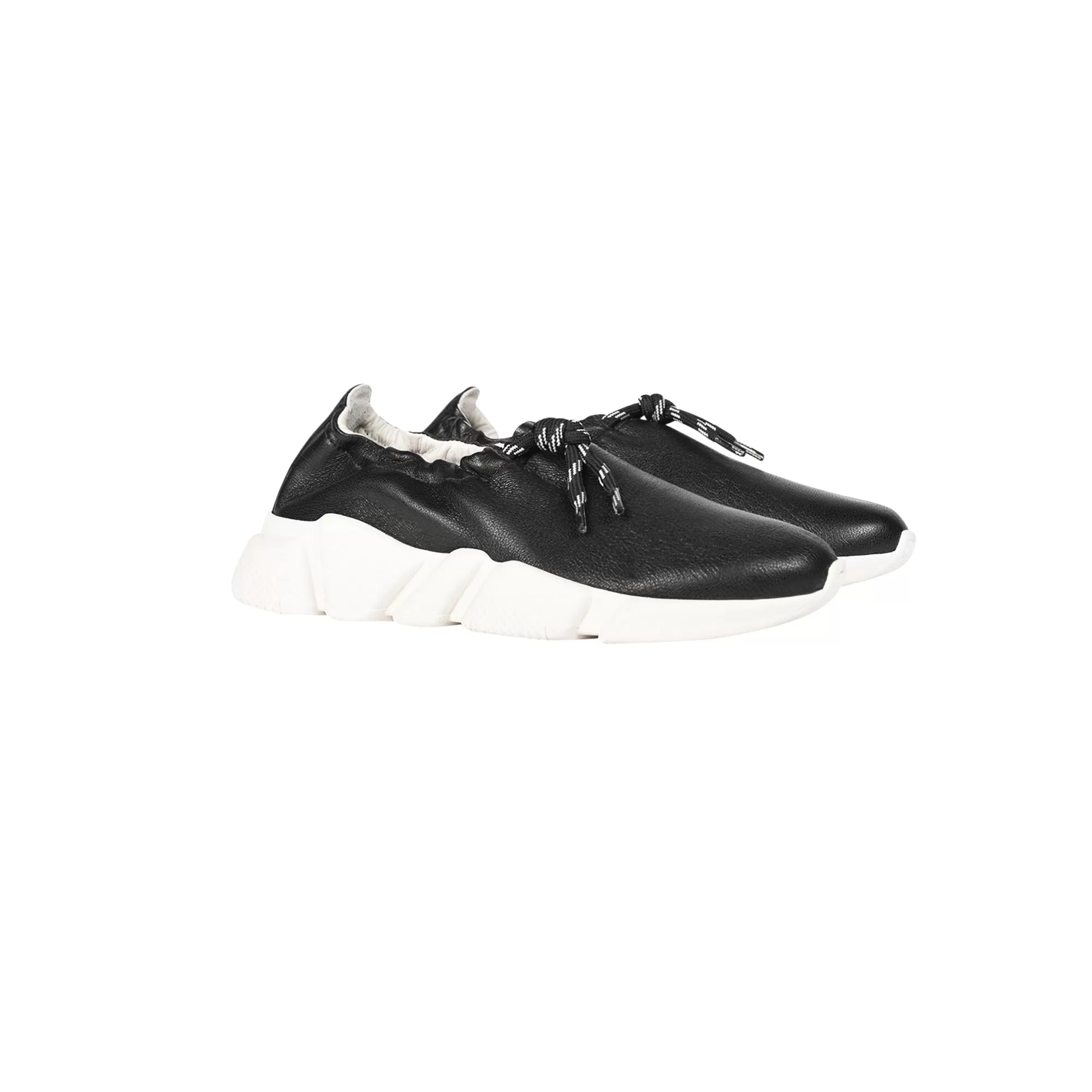 Slip On Lacci Vegetal Wash Black