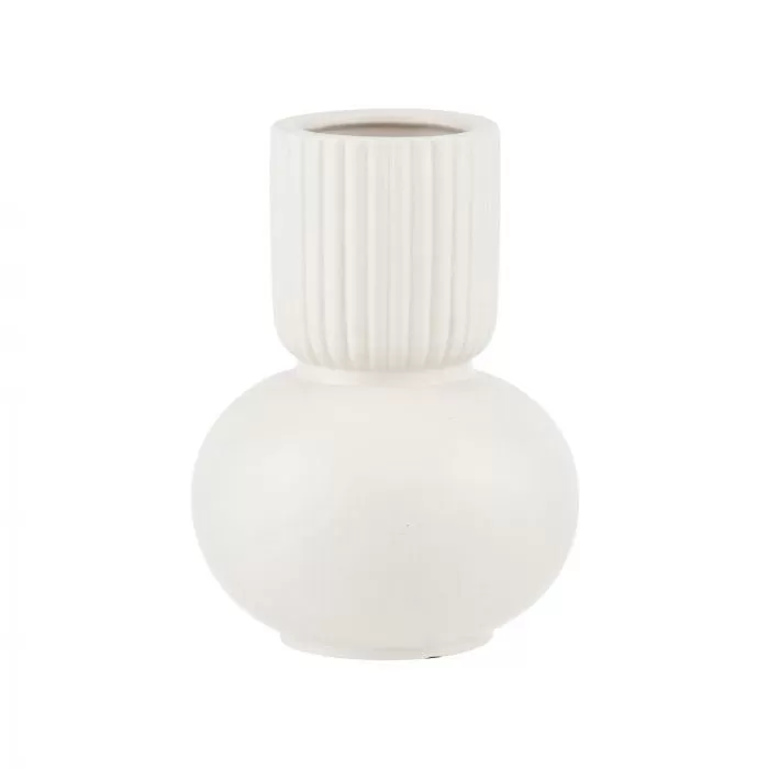 Sloan Vessel Vase Ceramic White Medium