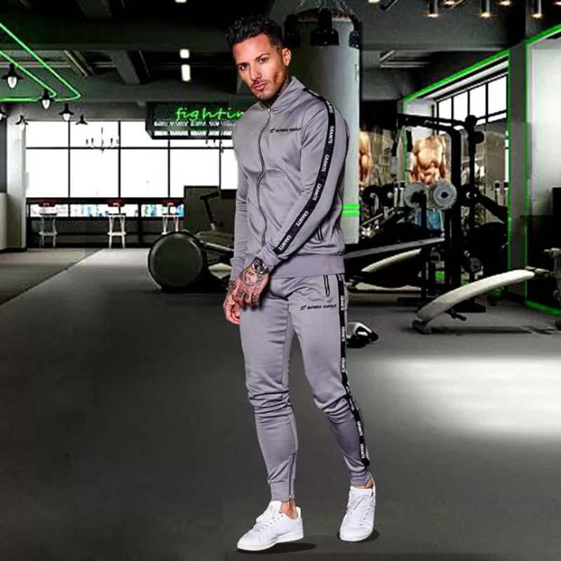 Sport Running Training Tracksuit Set Men Sport wear Joggers