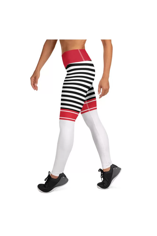 Sporty Stripes Yoga Leggings