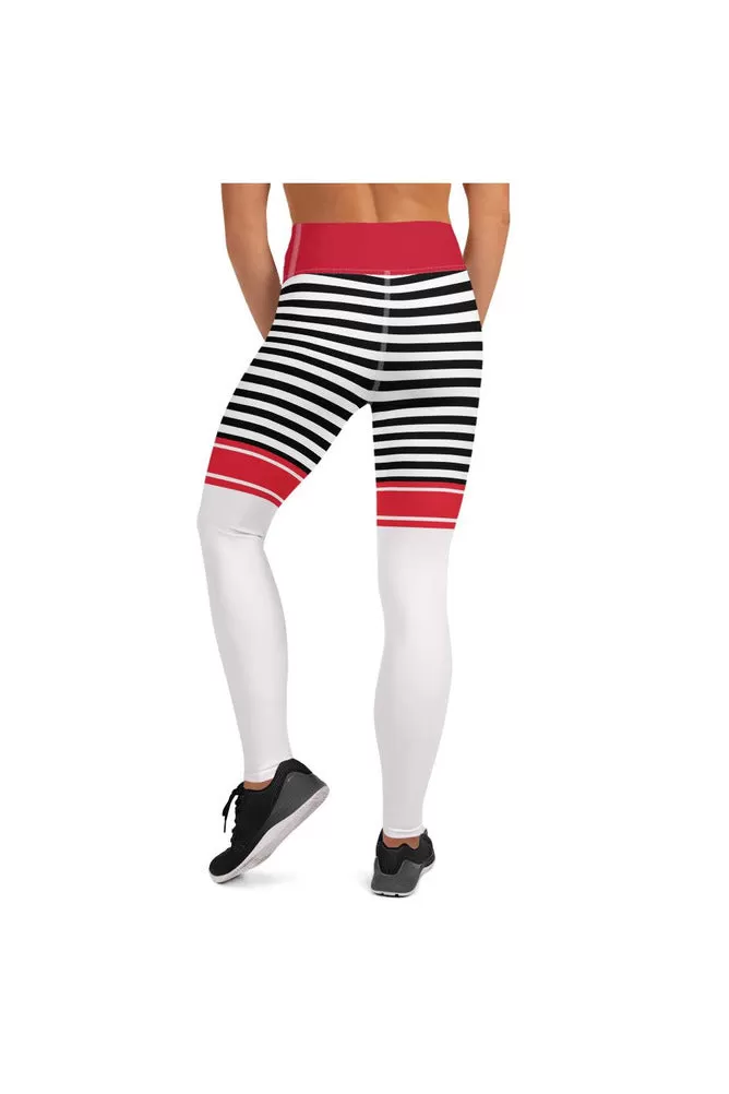 Sporty Stripes Yoga Leggings