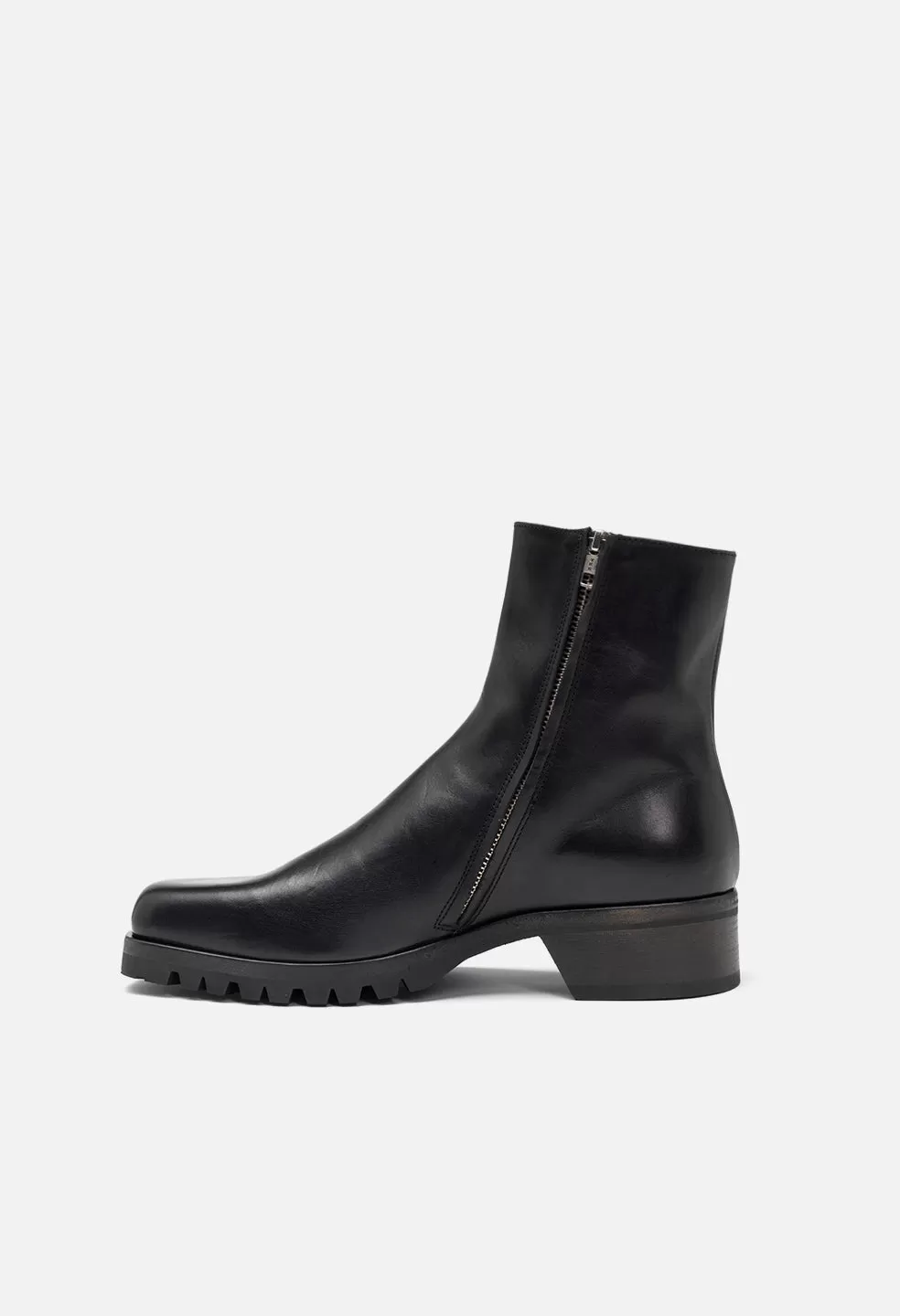 Square Toe Boot / Black