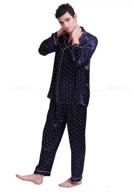 Staying Late Men Pajamas Set