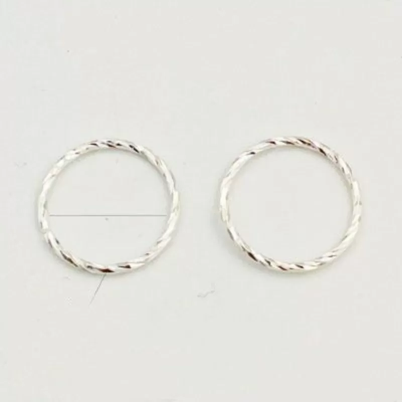 Sterling Silver Nose Ring Hoop Piercing For Women