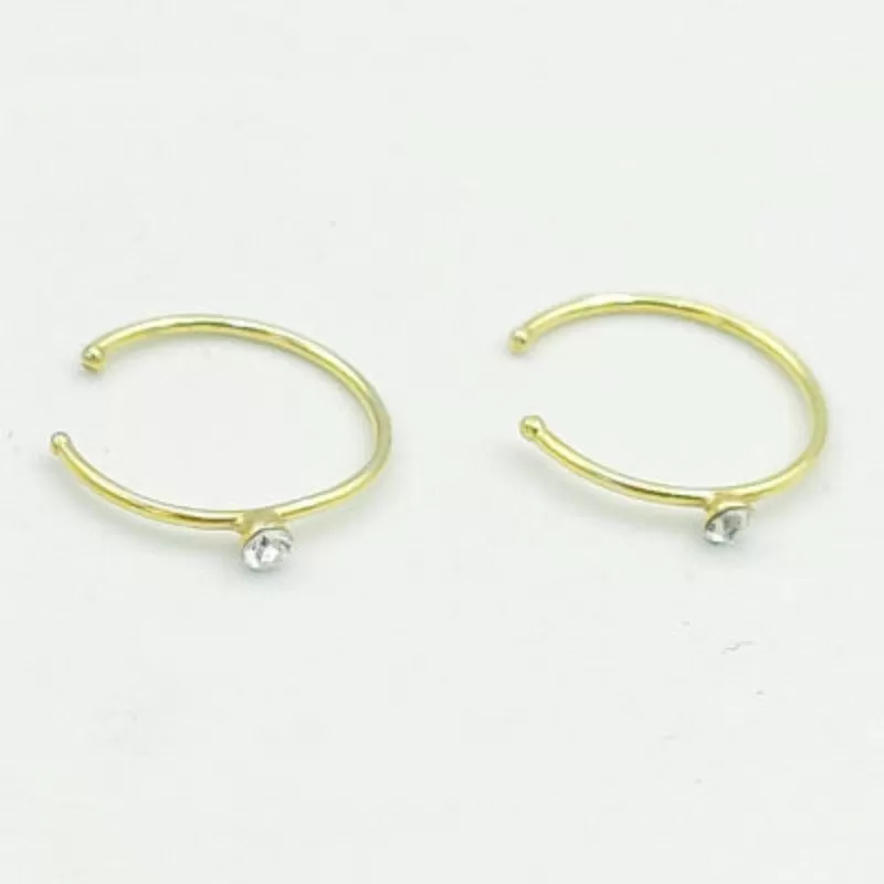 Sterling Silver Nose Ring Hoop Piercing For Women