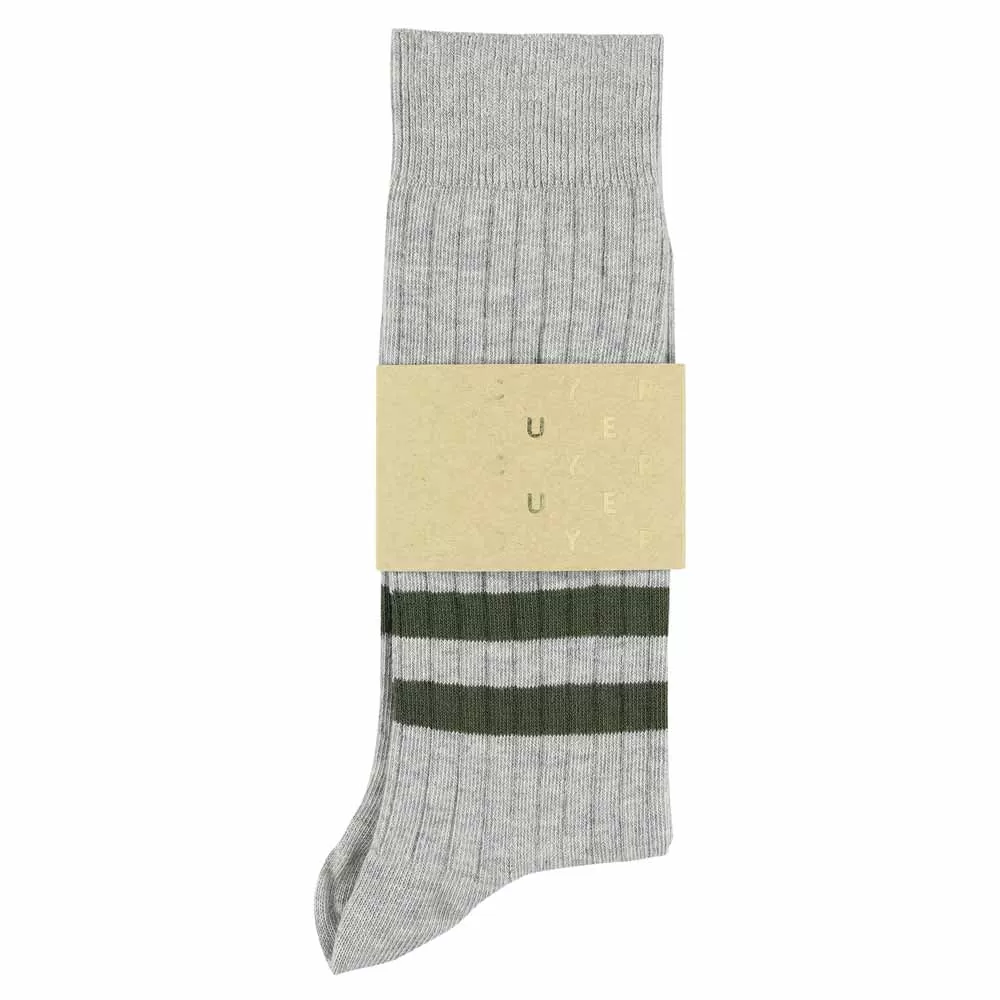 Stripes socks - Grey / Khaki