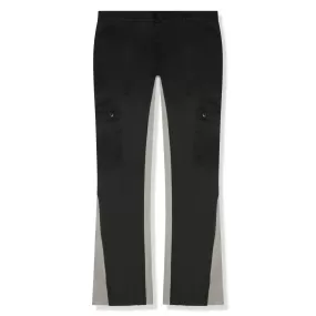 Suavo World Cargo Flare Trousers Black