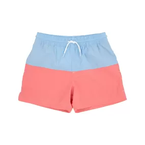 The Beaufort Bonnet Company - Beale Street Blue & Parrot Cay Coral Country Club Colorblock Trunk