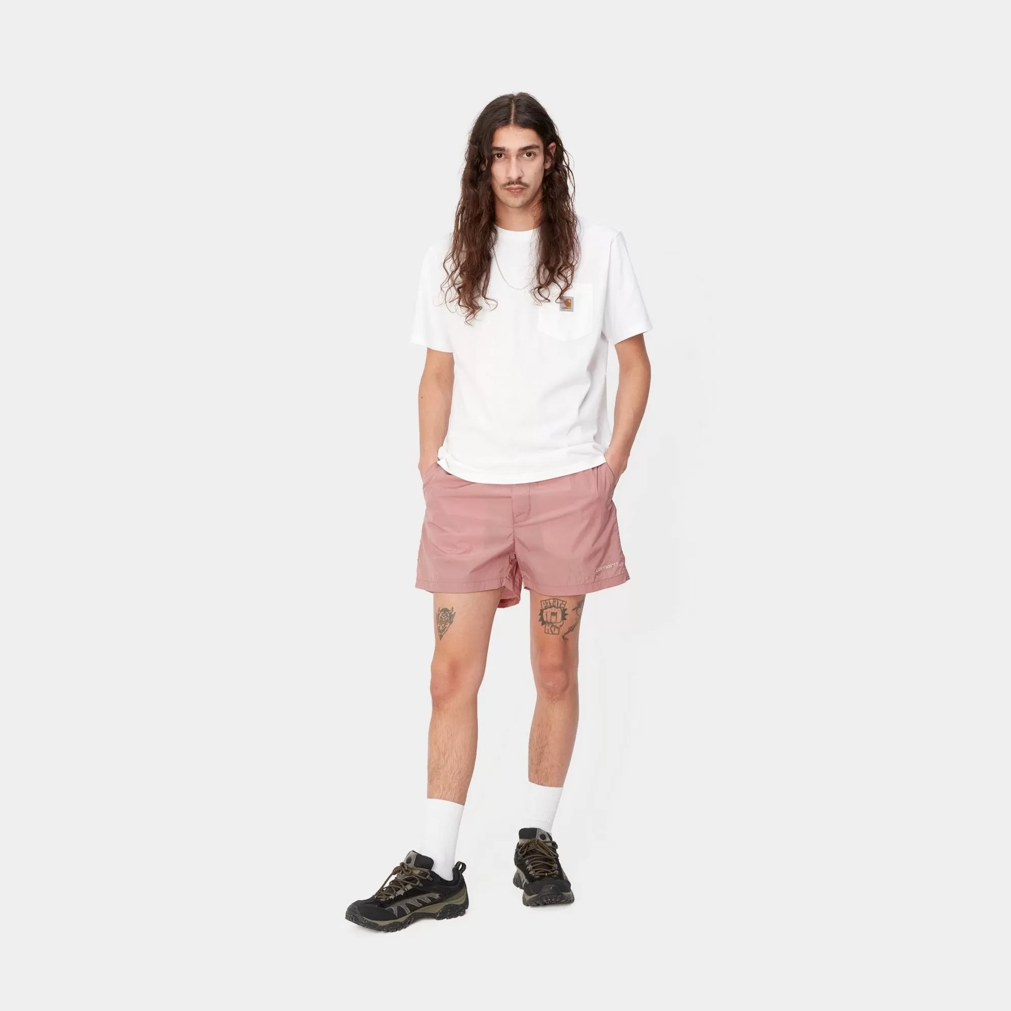 Tobes Swim Trunks | Glassy Pink