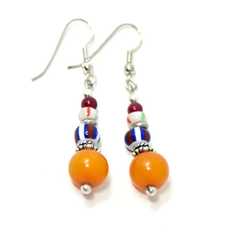 Trade Beads Earrings 13