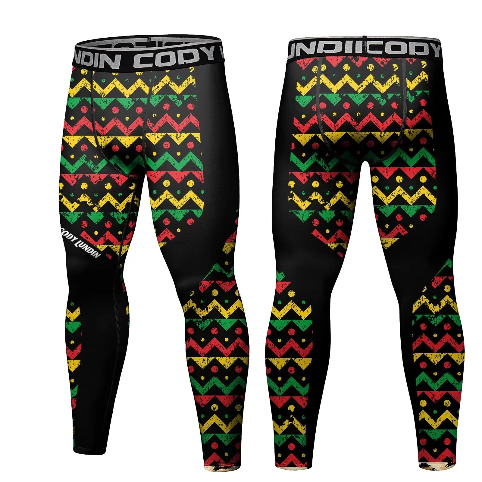 Tribal 'Cool Runnings' Elite Compression Leggings Spats