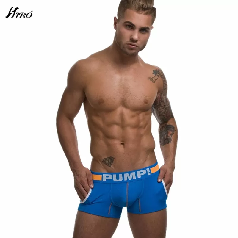 Underwear Male Sexy Men Underwear Boxers Cotton Cueca  Boxer Shorts