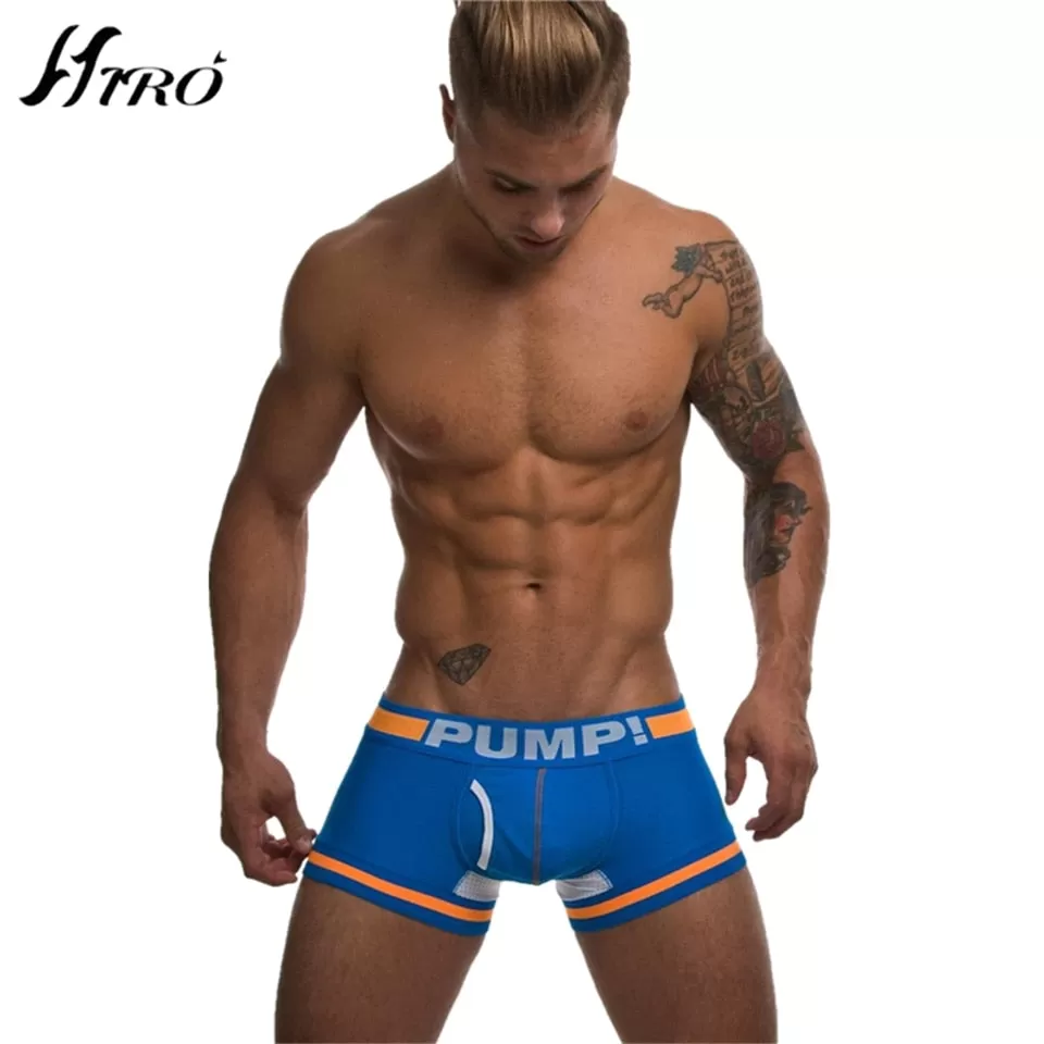 Underwear Male Sexy Men Underwear Boxers Cotton Cueca  Boxer Shorts