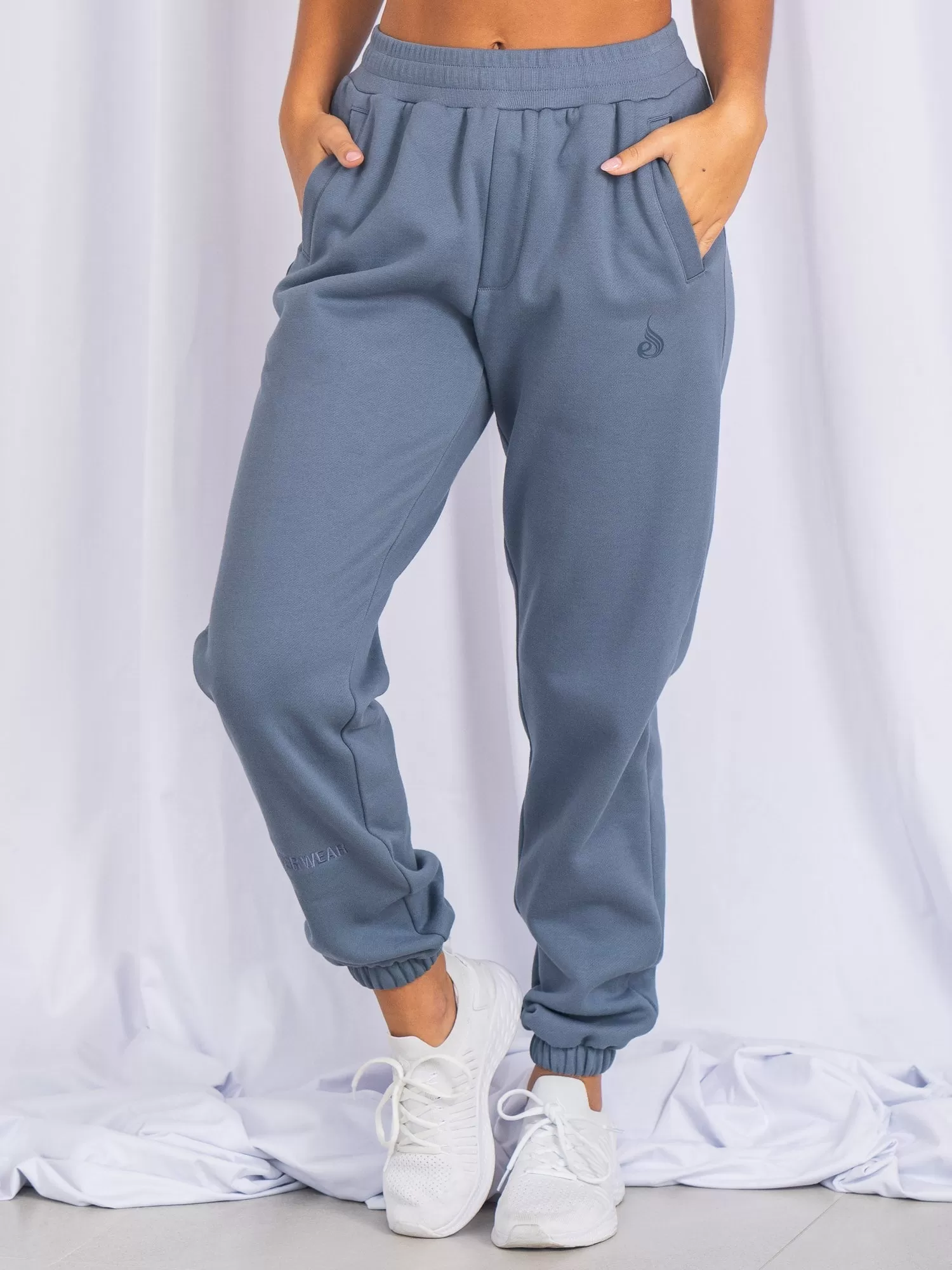 Unisex Track Pants - Denim Blue