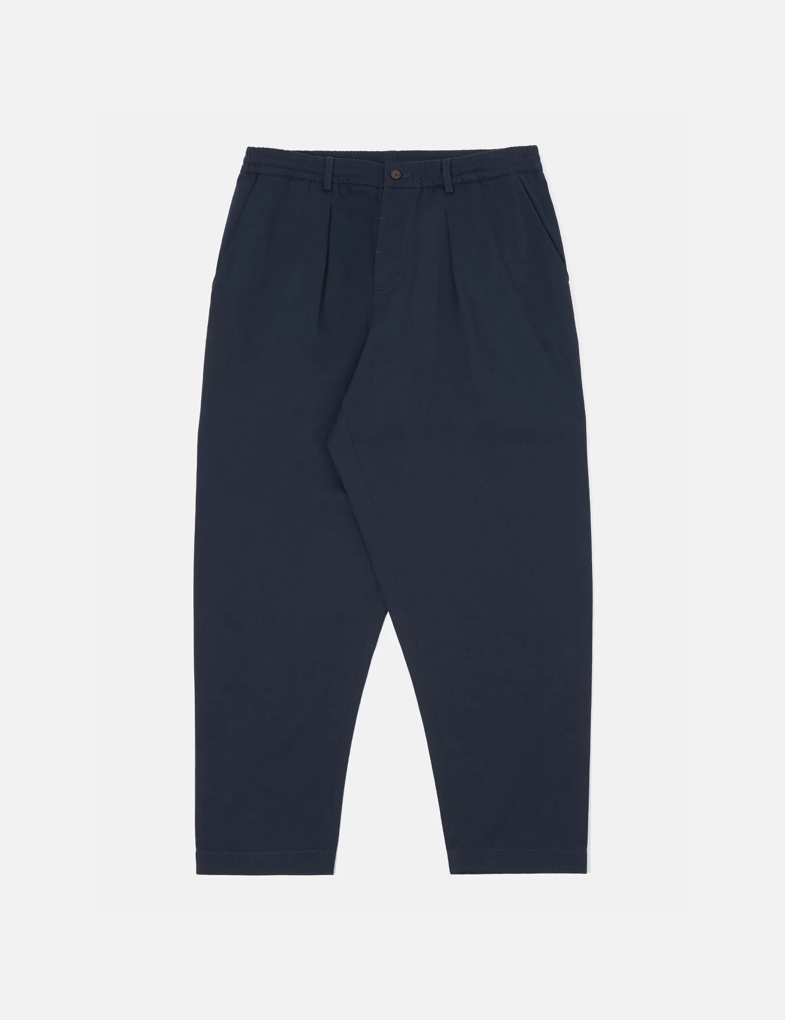 Universal Works Pleated Track Pant (Relaxed) - Navy Blue