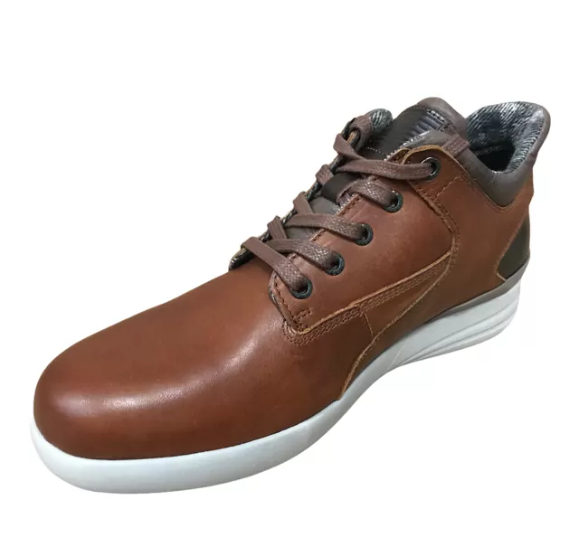 US Polo Assn. men's casual shoe in brown Winter leather YETZI4072W8/L1