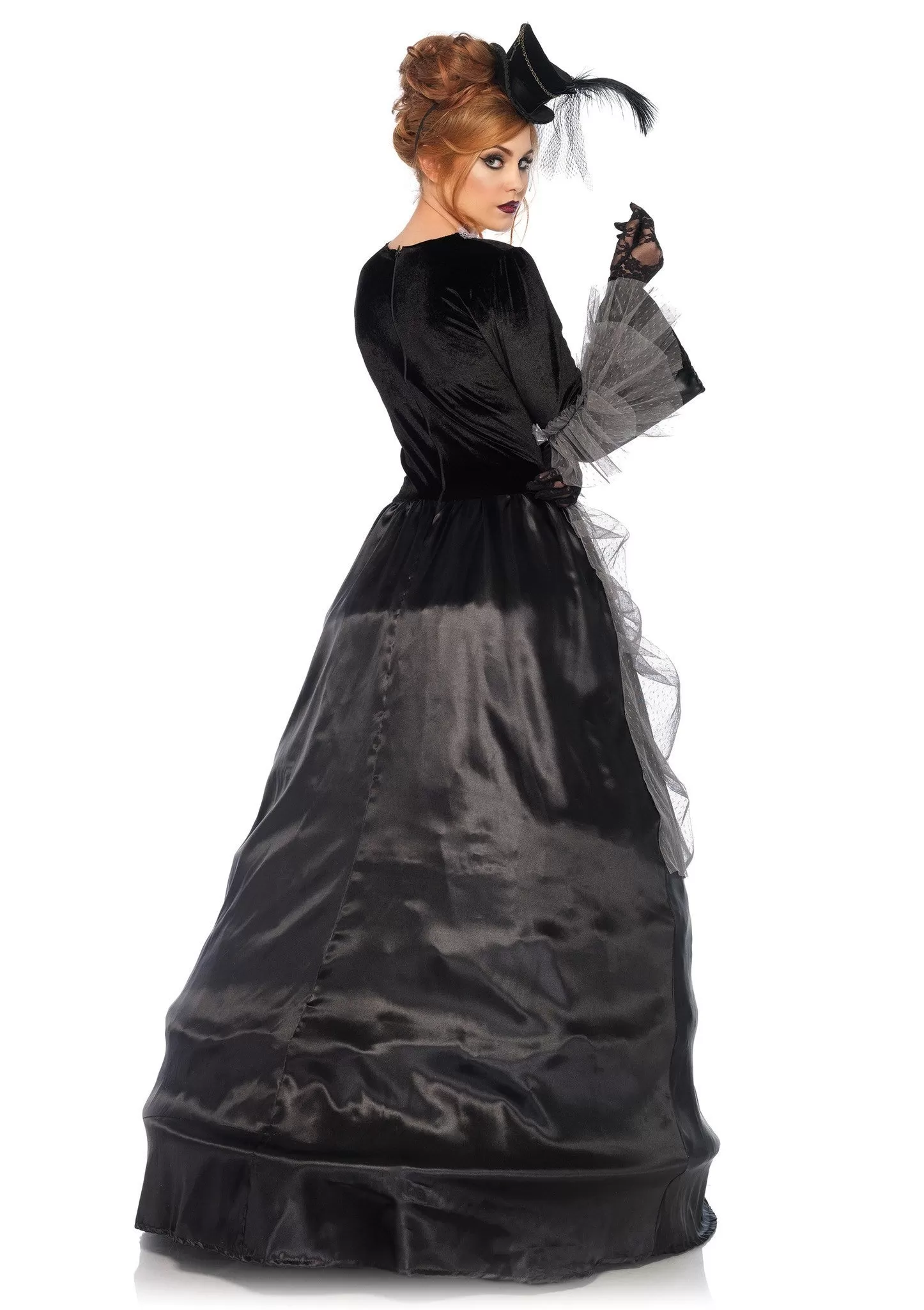 Velvet Victorian Ball Gown Costume