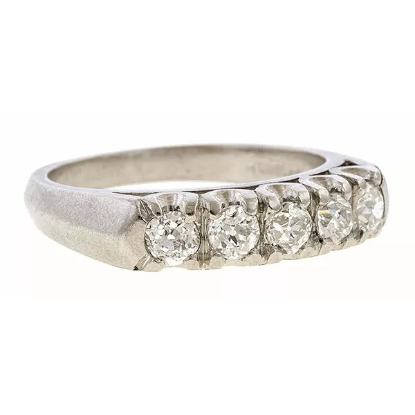 Vintage Diamond Wedding Band