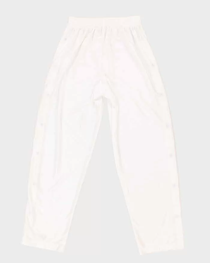 Vintage Men's White Nike Popper Pants - M