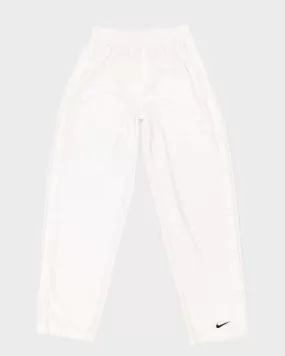 Vintage Men's White Nike Popper Pants - M