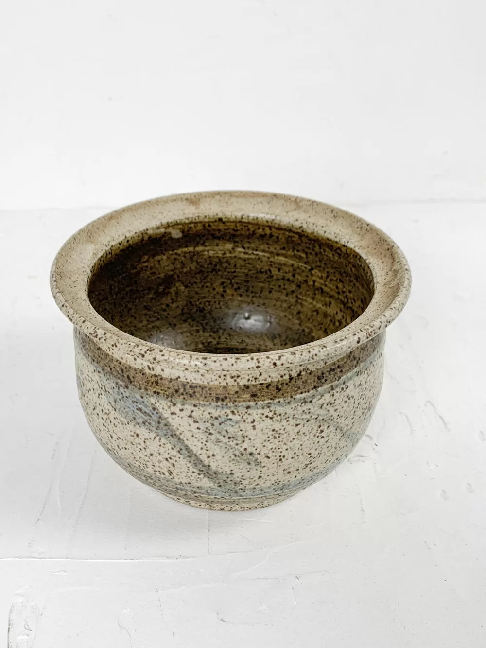 Vintage Speckled Earth Tone Studio Pottery