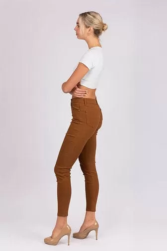 Wakee Denim Stretch Jegging Jean Skinny - Tan