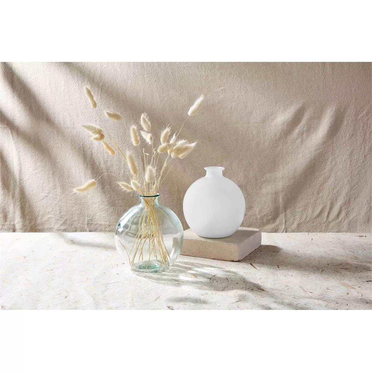 White Bulb Vase