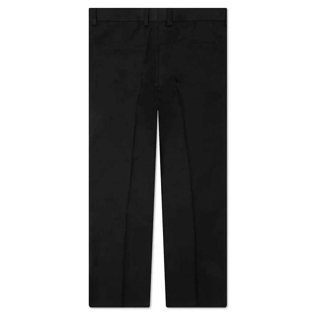 Wide Leg Formal Trouser - Black