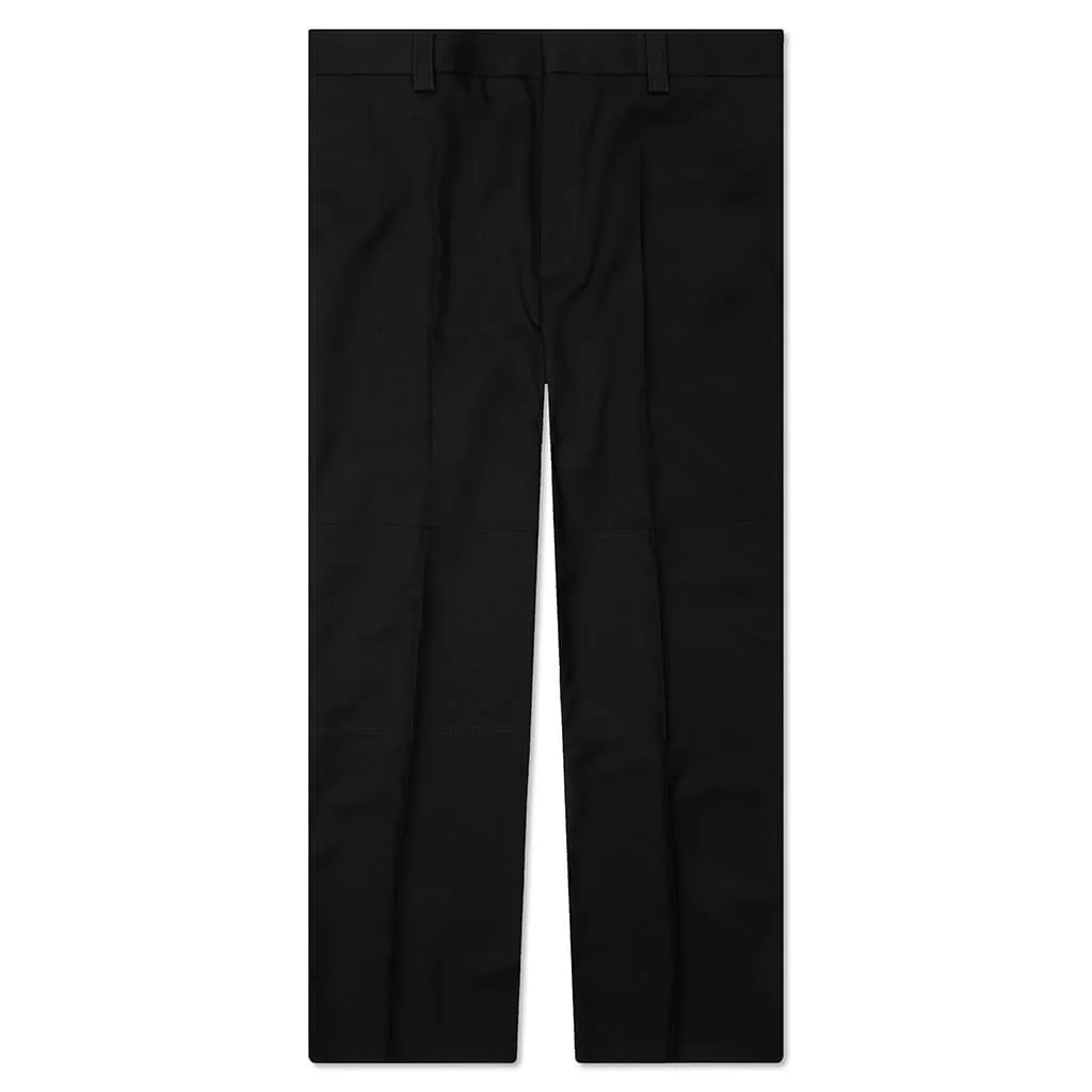 Wide Leg Formal Trouser - Black