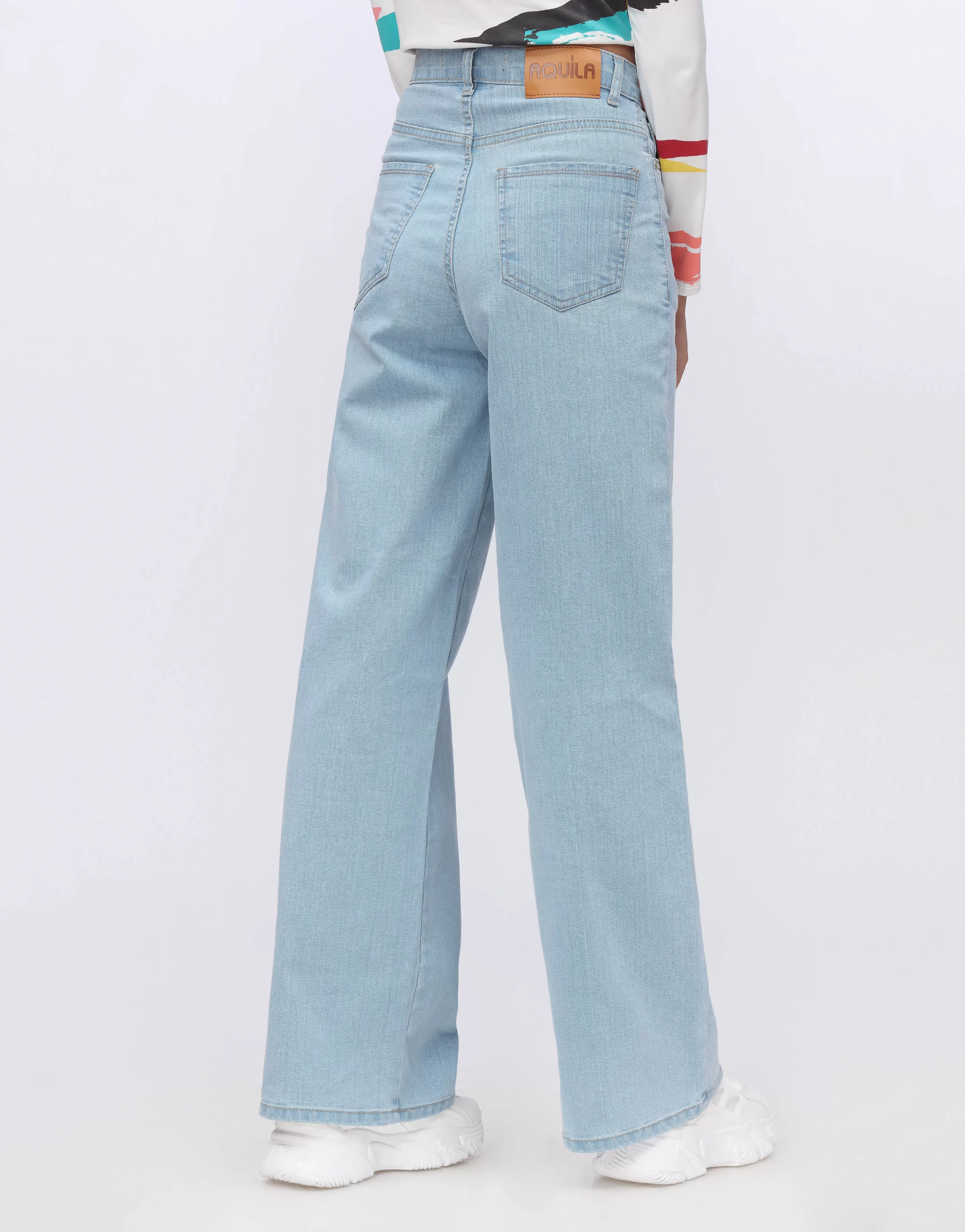 Wide Leg Jeans- Light Blue