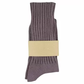 Women Crew Socks - Off Purple