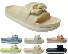 Women's Casual Platform Comfy Slider