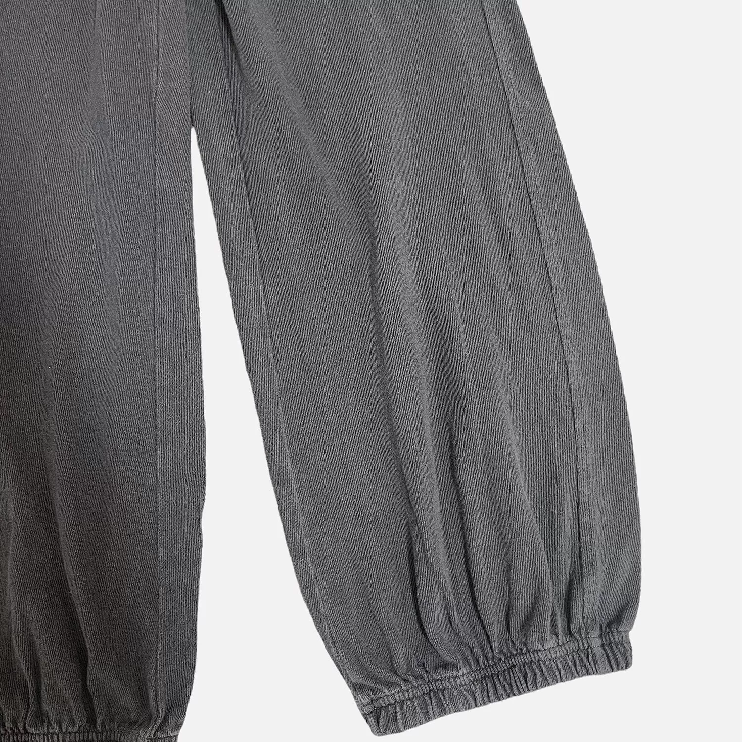 Womens Cotton Balloon Pants - Coal