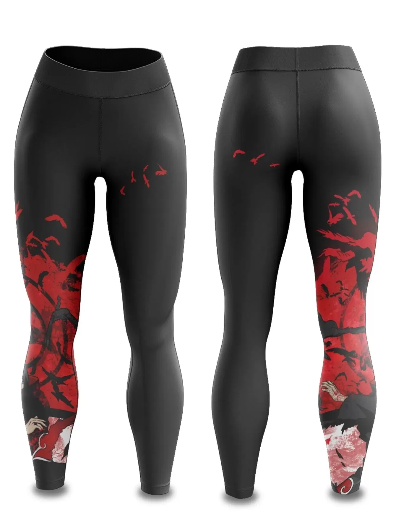 Women's Naruto 'Akatsuki | Itachi' Leggings Yoga Pants