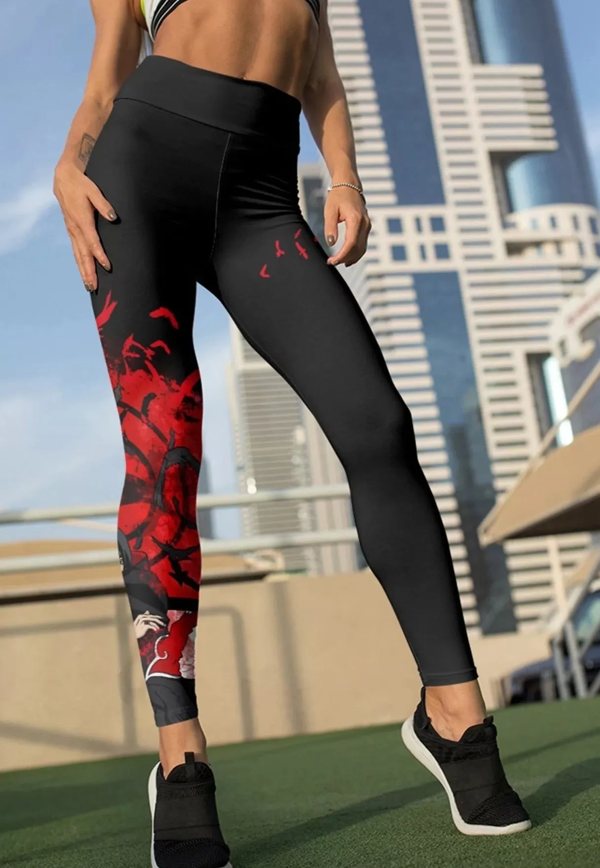 Women's Naruto 'Akatsuki | Itachi' Leggings Yoga Pants