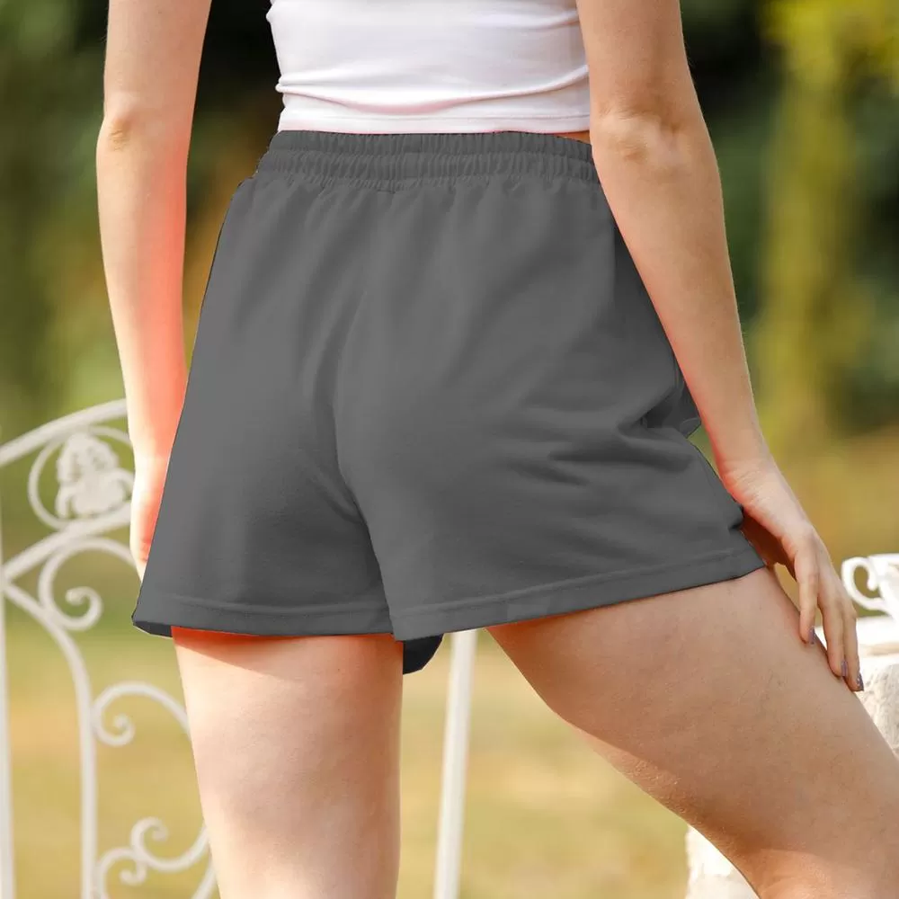 Womens Shorts Casual Drawstring Elastic Waist Summer with Pockets SP