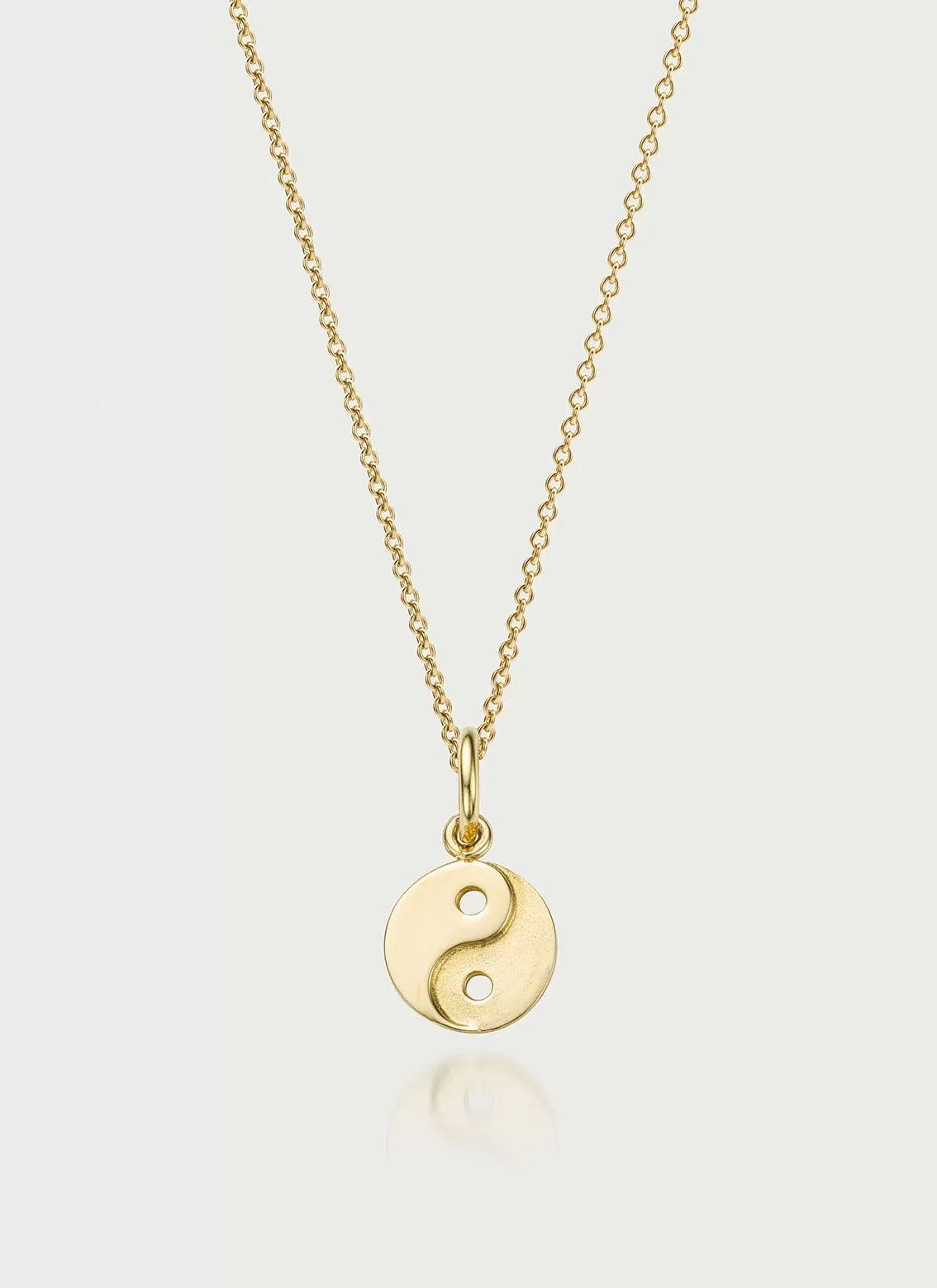 Yin Yang charm 14k gold