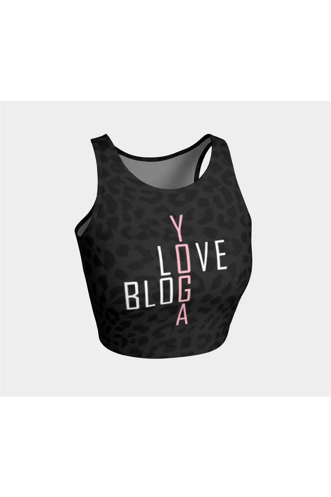 YLB Leopard Print Athletic Top