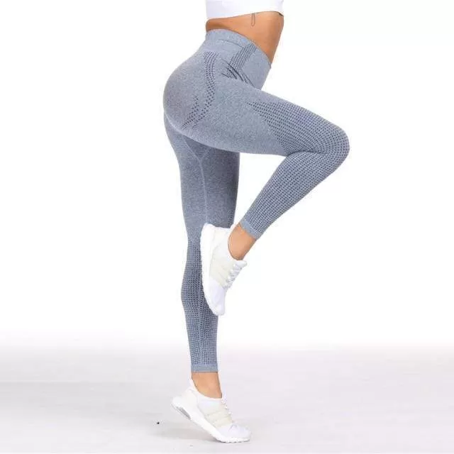 Yoga Pants Women Leggings For Fitness High Waist Gym Legging Women Push Up Solid Workout Fitness Women Seamless Leggings