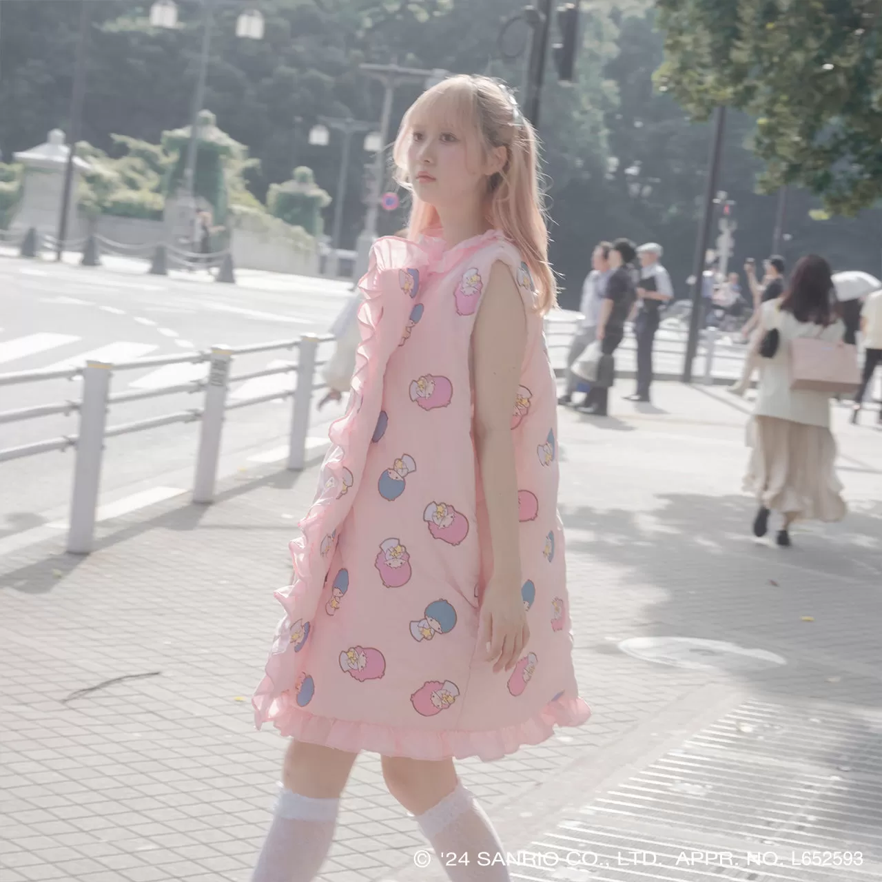 【受注予約】Quilting Liner Vest / Pink / Little Twin Stars x MIKIOSAKABE / MSLTV01