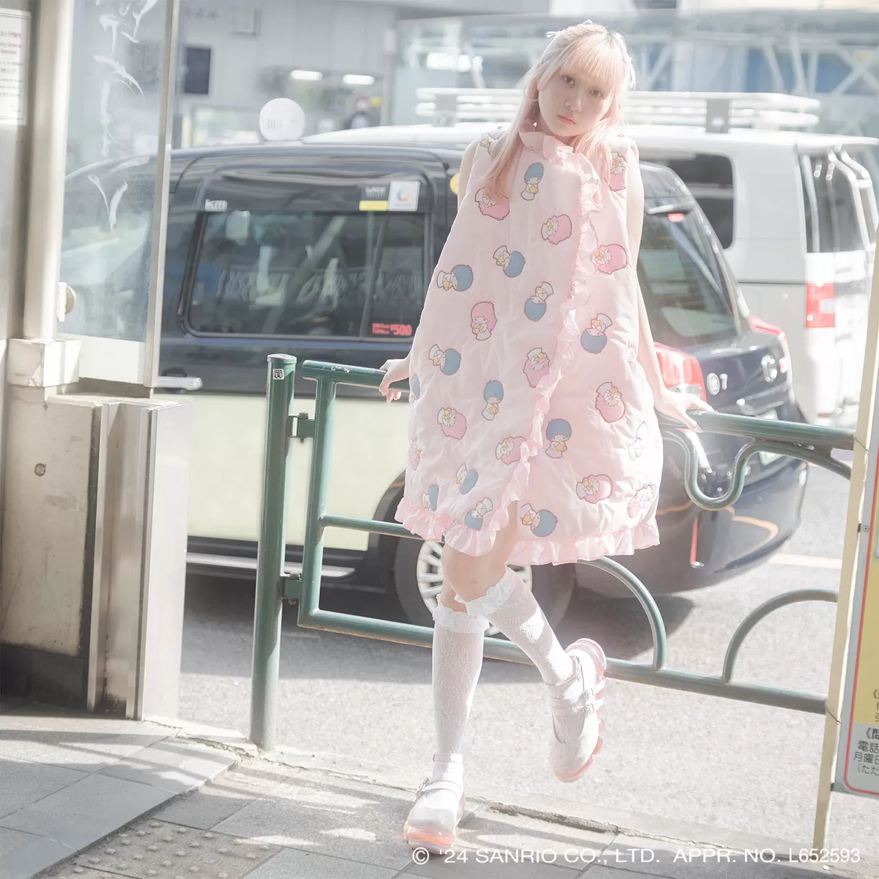 【受注予約】Quilting Liner Vest / Pink / Little Twin Stars x MIKIOSAKABE / MSLTV01